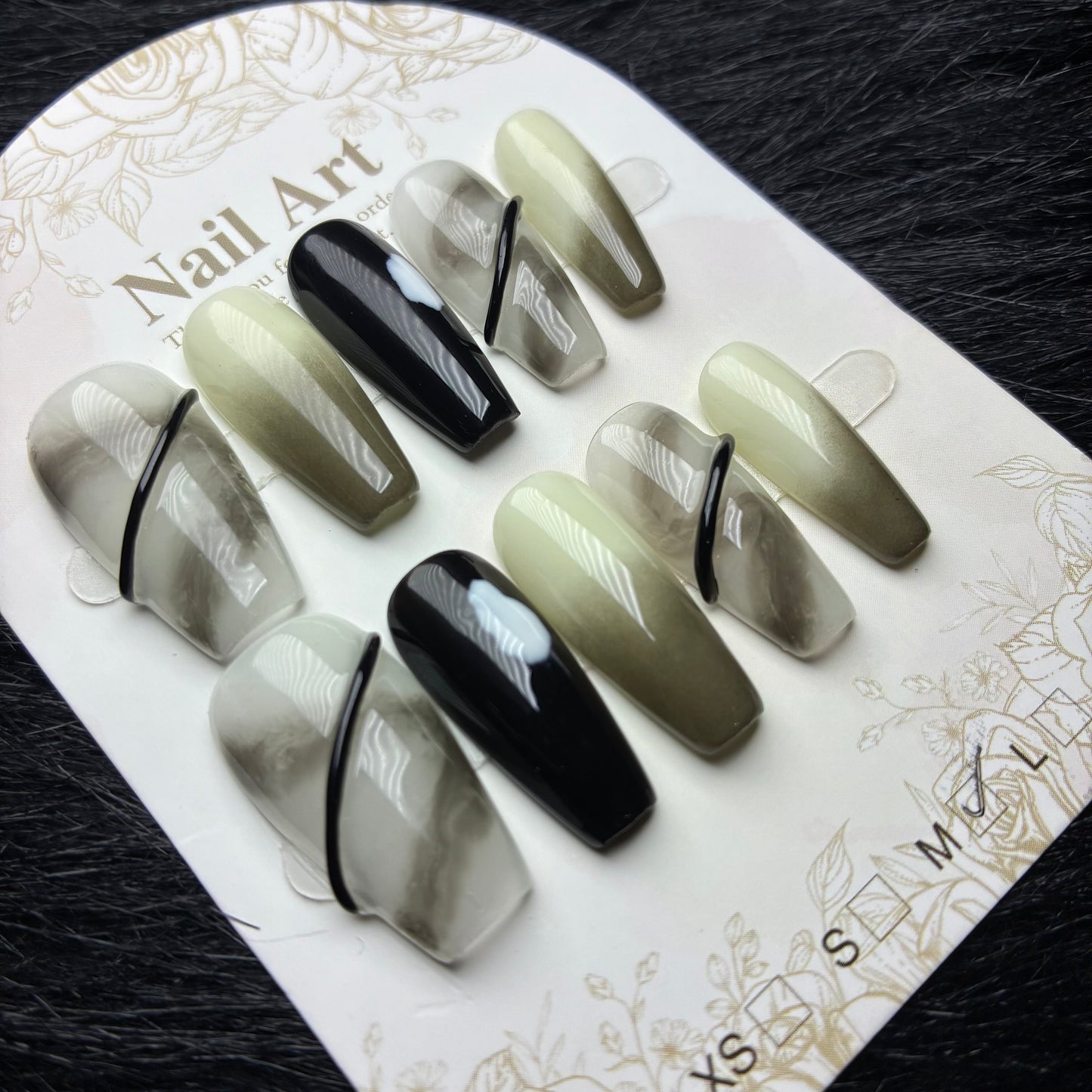 Press On Nails 10Pcs Code-MT Easy Beauty Nepal