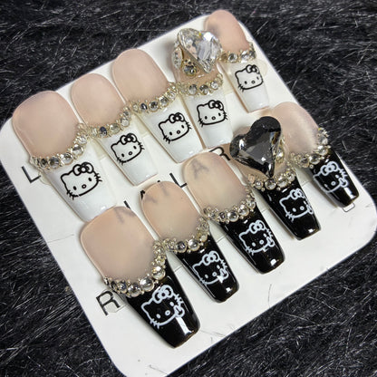 Press On Nails 10Pcs Code-BF (040+) Easy Beauty Nepal