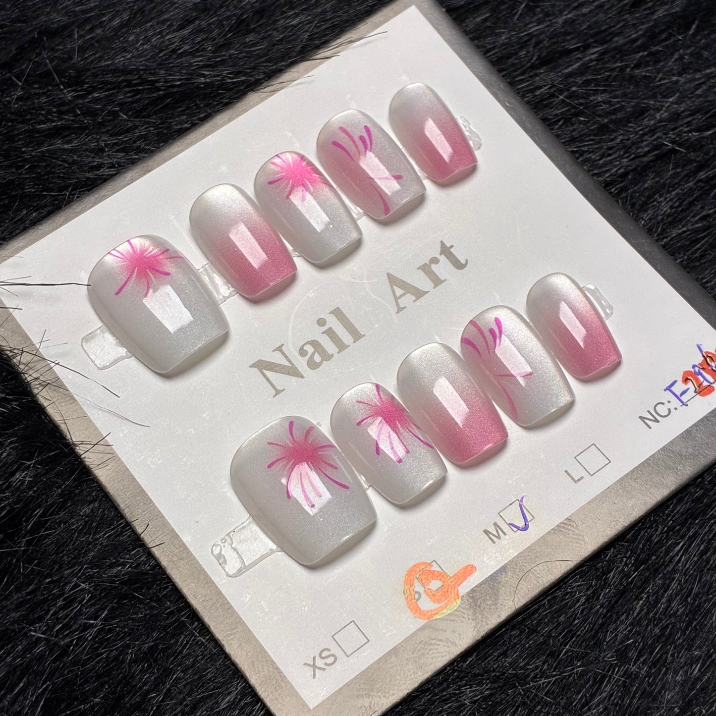 Press On Nails 10Pcs Code-F (100+) Easy Beauty Nepal