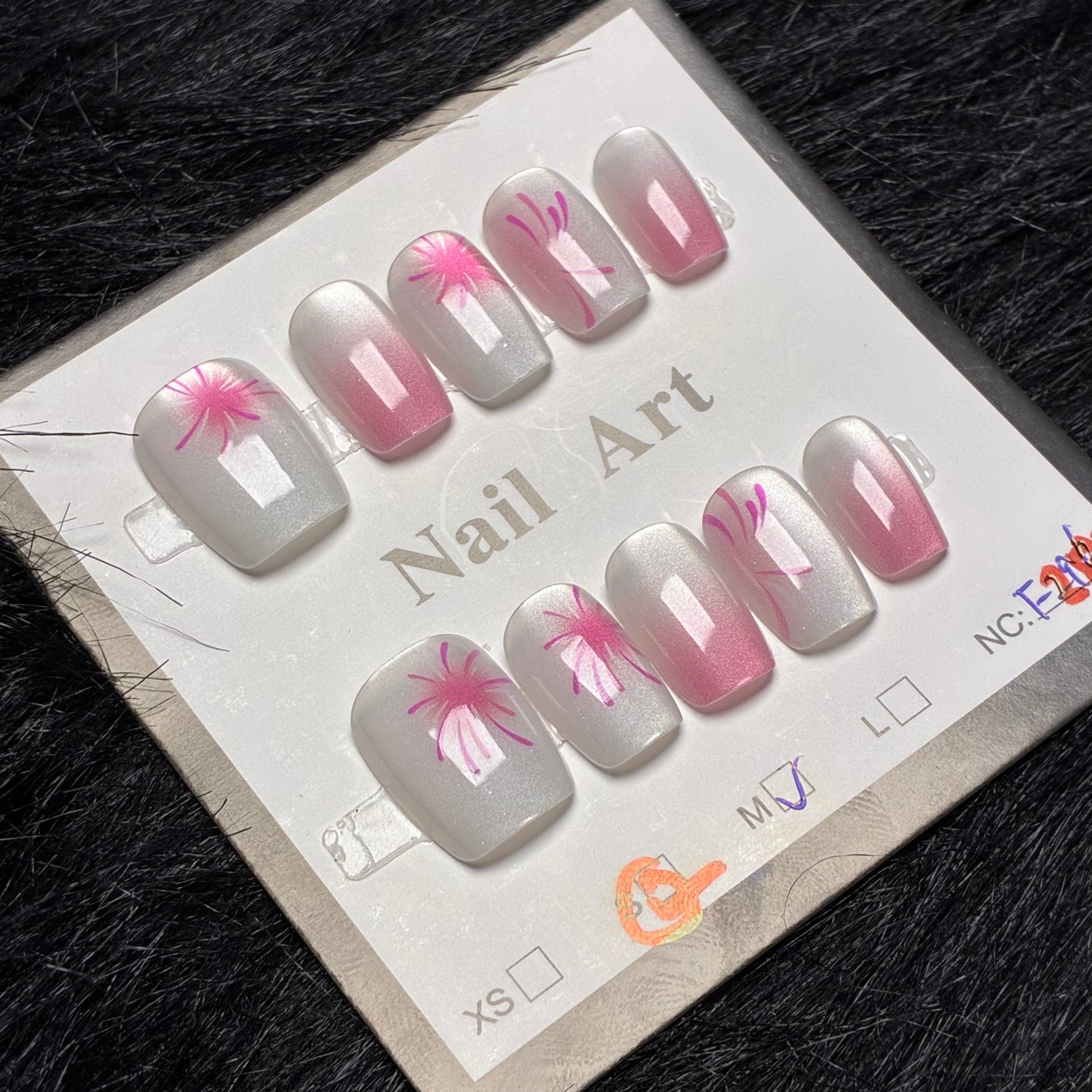 Press On Nails 10Pcs Code-F (100+) Easy Beauty Nepal