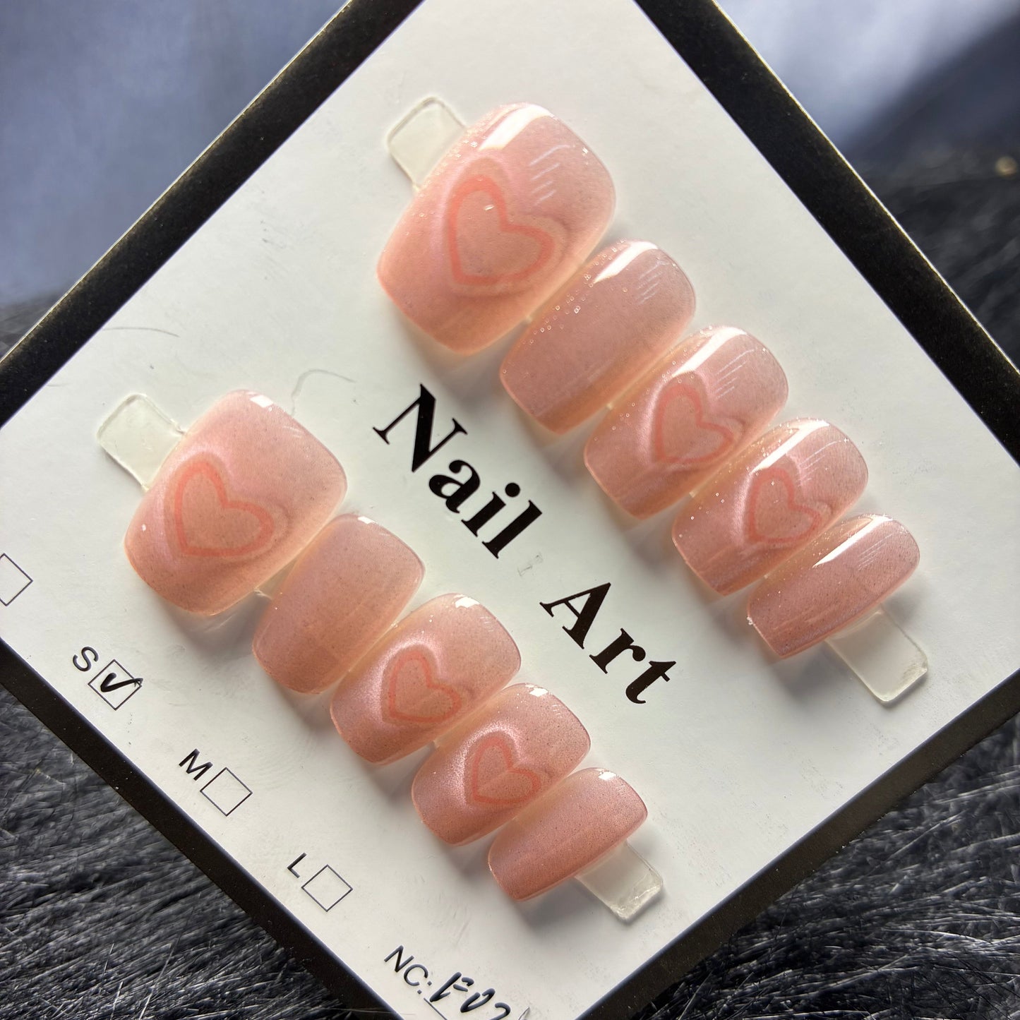 Press On Nails 10Pcs Code-F (000+) Easy Beauty Nepal