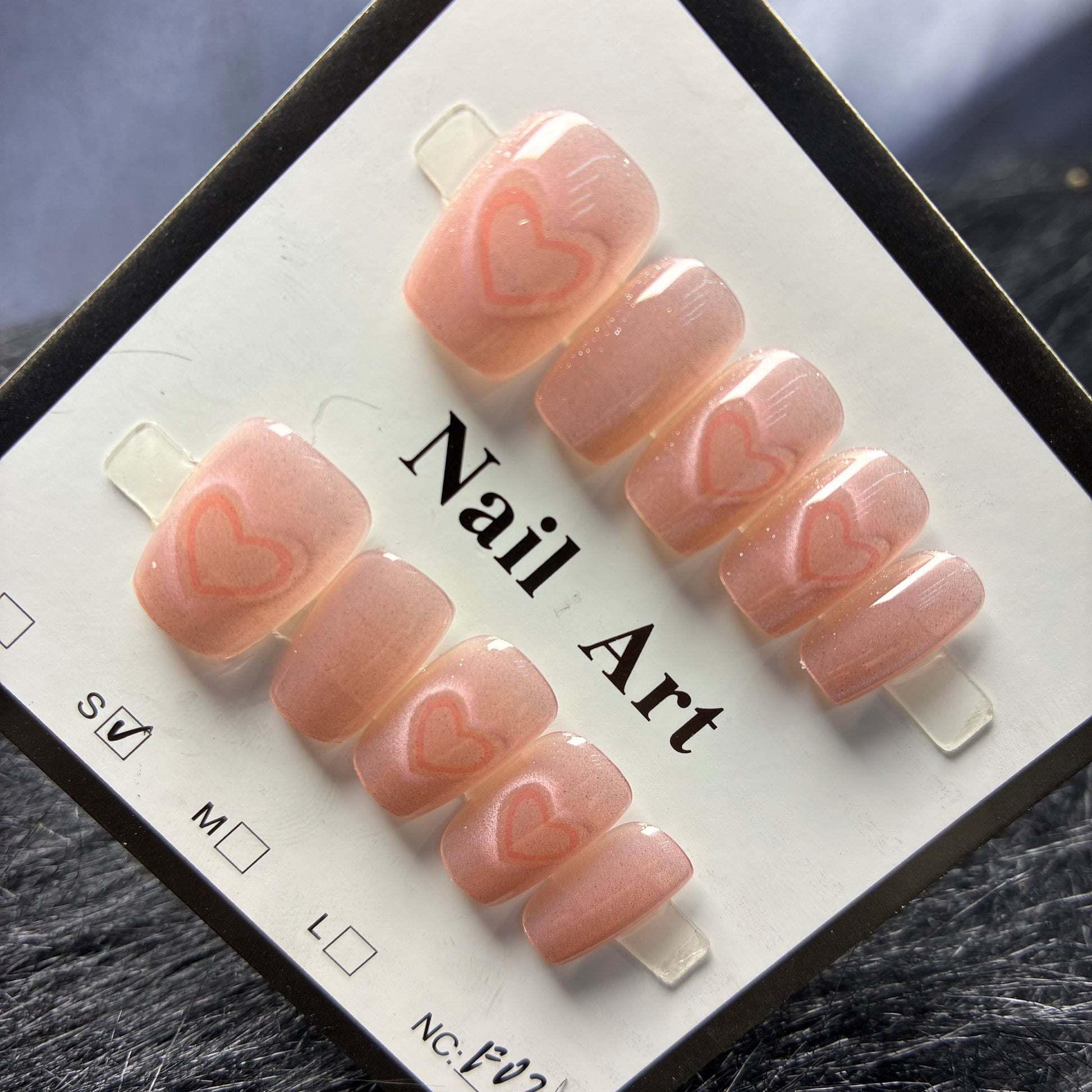 Press On Nails 10Pcs Code-F (000+) Easy Beauty Nepal