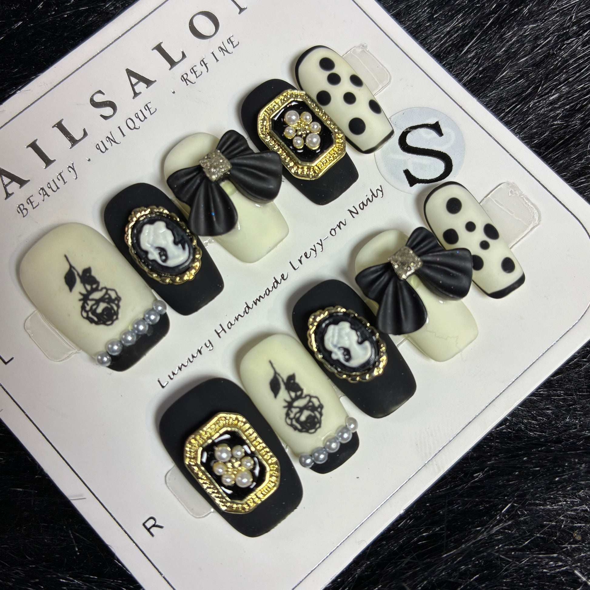 Press On Nails 10Pcs Code-Number (000+) Easy Beauty Nepal