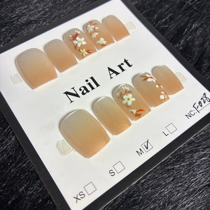 Press On Nails 10Pcs Code-F (000+) Easy Beauty Nepal