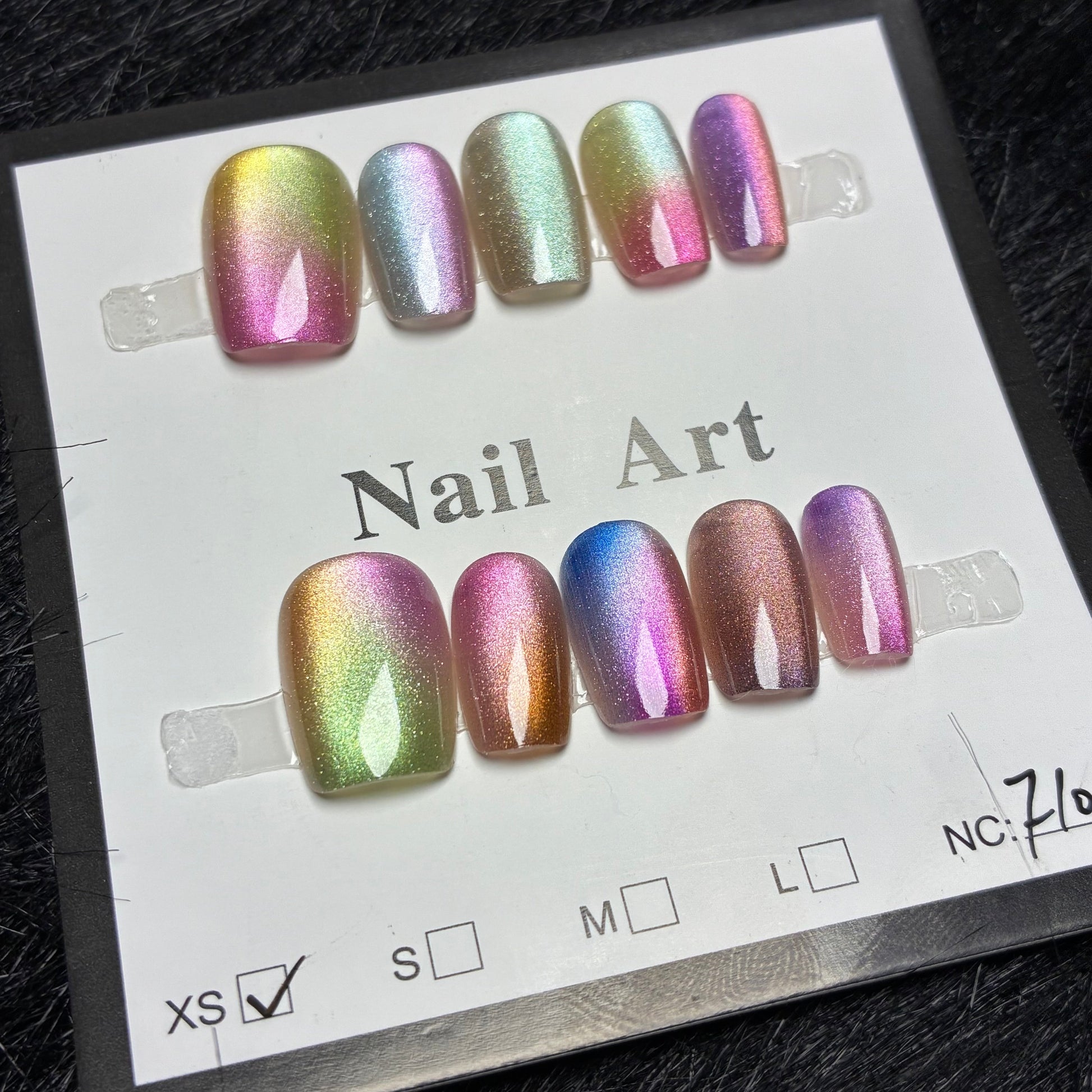 Press On Nails 10Pcs Code-F (100+) Easy Beauty Nepal