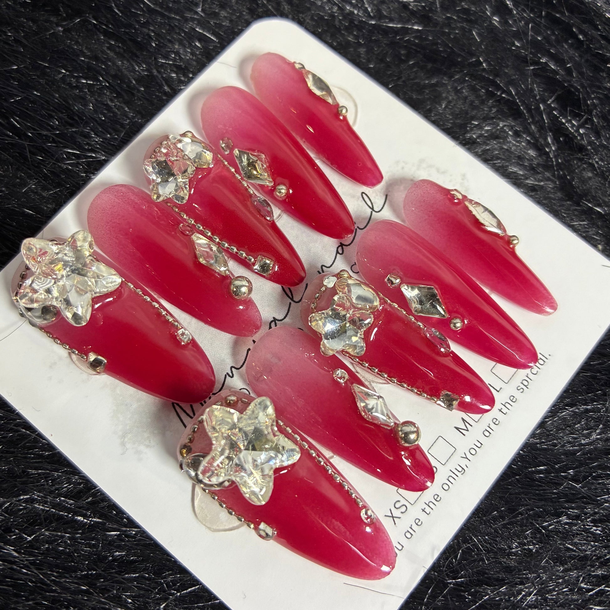 Press On Nails 10Pcs Code-L (000+) Easy Beauty Nepal