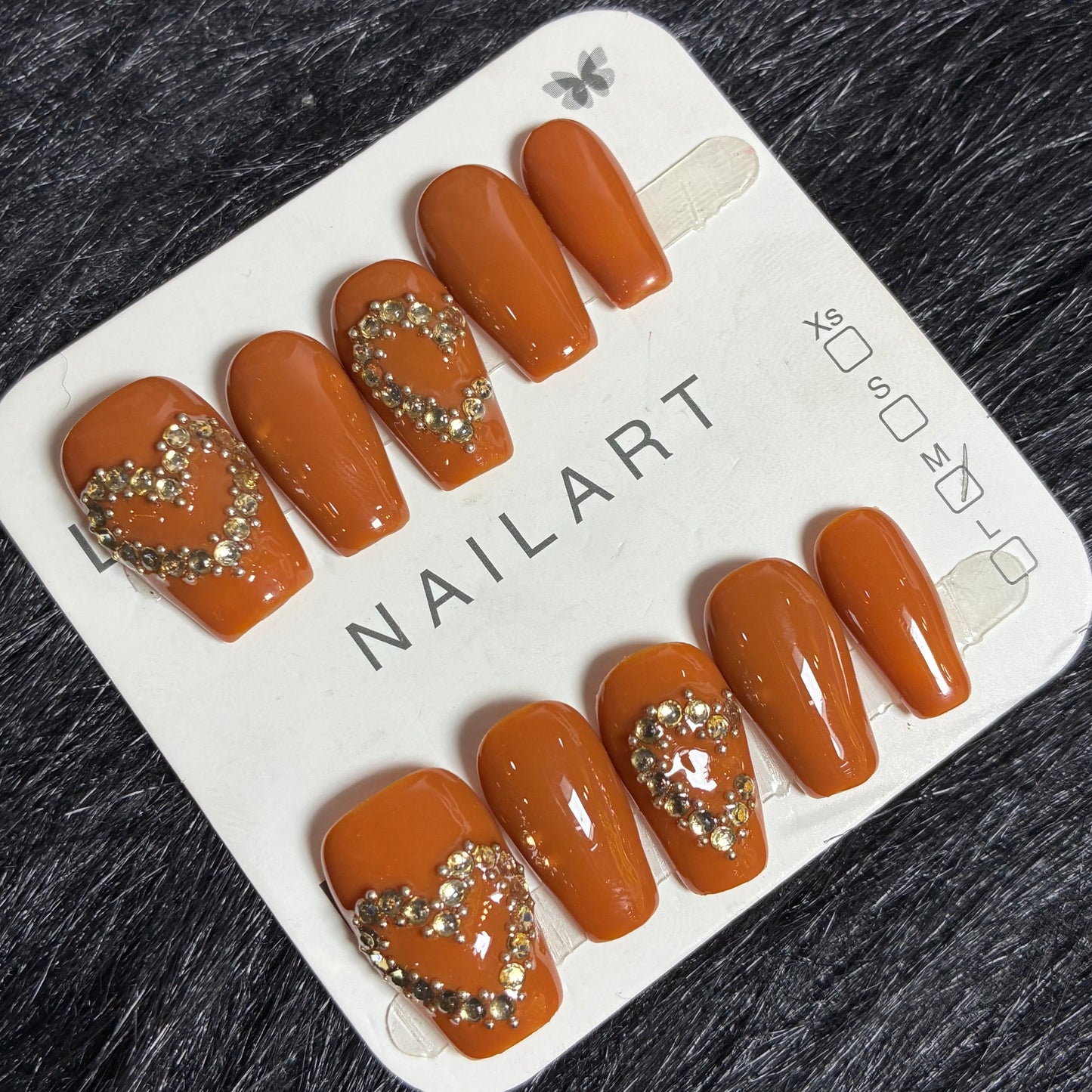 Press On Nails 10Pcs Code-BF (040+) Easy Beauty Nepal