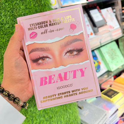 IGOODCO Beauty 55 Color Eye & Face Palette Makeup Book IG3130 Easy Beauty Nepal
