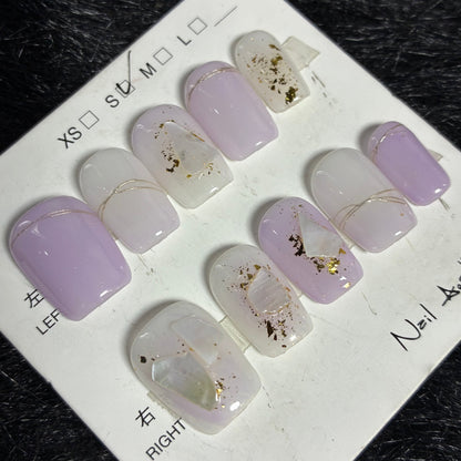 Press On Nails 10Pcs Code-S Easy Beauty Nepal