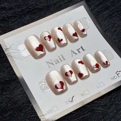 Press On Nails 10Pcs Code-F (100+) Easy Beauty Nepal
