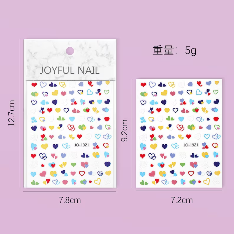 JOYFUL Hollow Out Nail Sticker Mask Queen Nepal