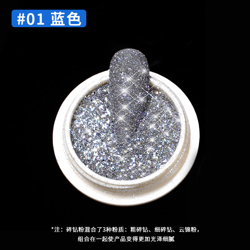 Glitter Nail Powder Magic Holographic Dust Mask Queen Nepal