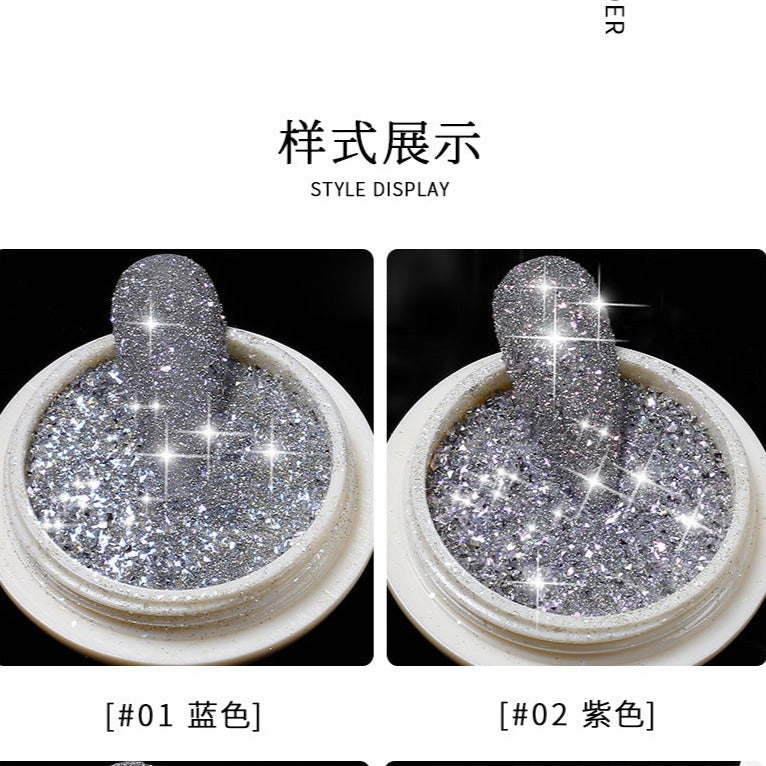 Glitter Nail Powder Magic Holographic Dust Mask Queen Nepal