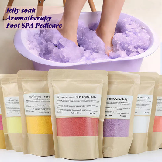 Foot Crystal Jelly Pedicure Foot Soak Gel 210g Mask Queen Nepal