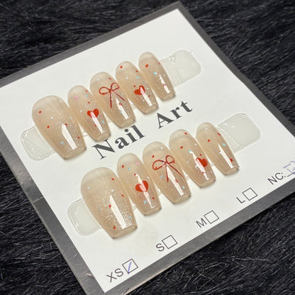 Press On Nails 10Pcs Code-F (100+) Easy Beauty Nepal