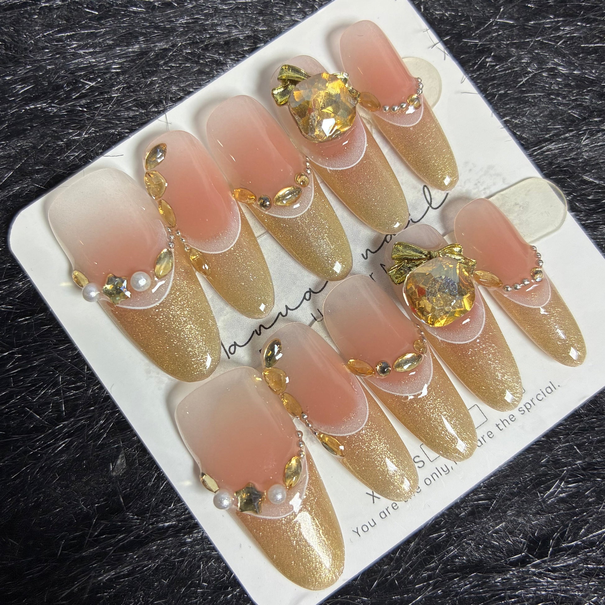 Press On Nails 10Pcs Code-L (060+) Easy Beauty Nepal
