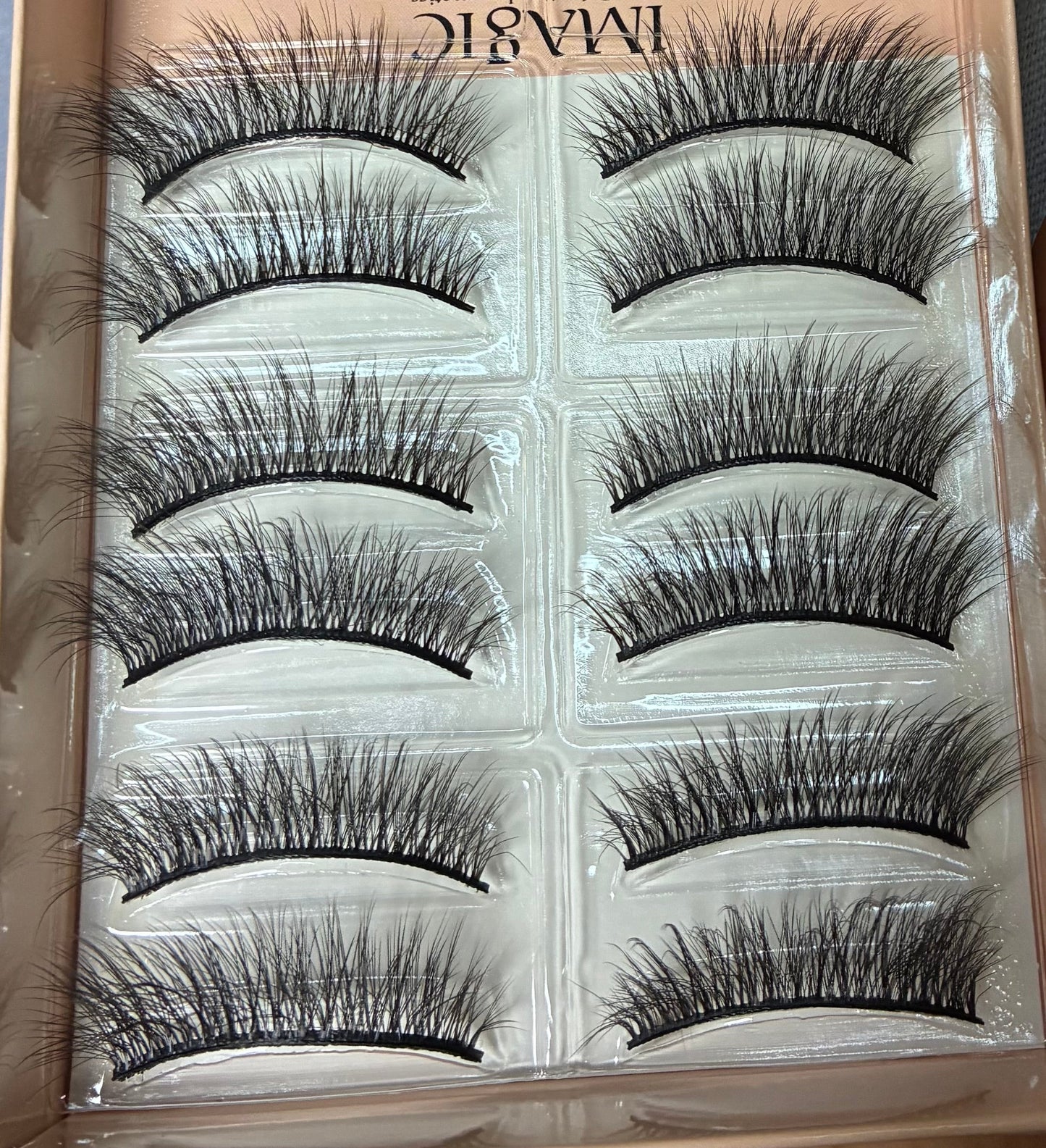 IMAGIC Professional Cosmetics Handmade 3D False Eyelashes Kit Easy Beauty Nepal