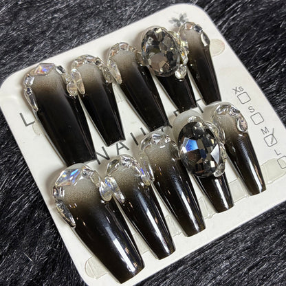 Press On Nails 10Pcs Code-BF (040+) Easy Beauty Nepal