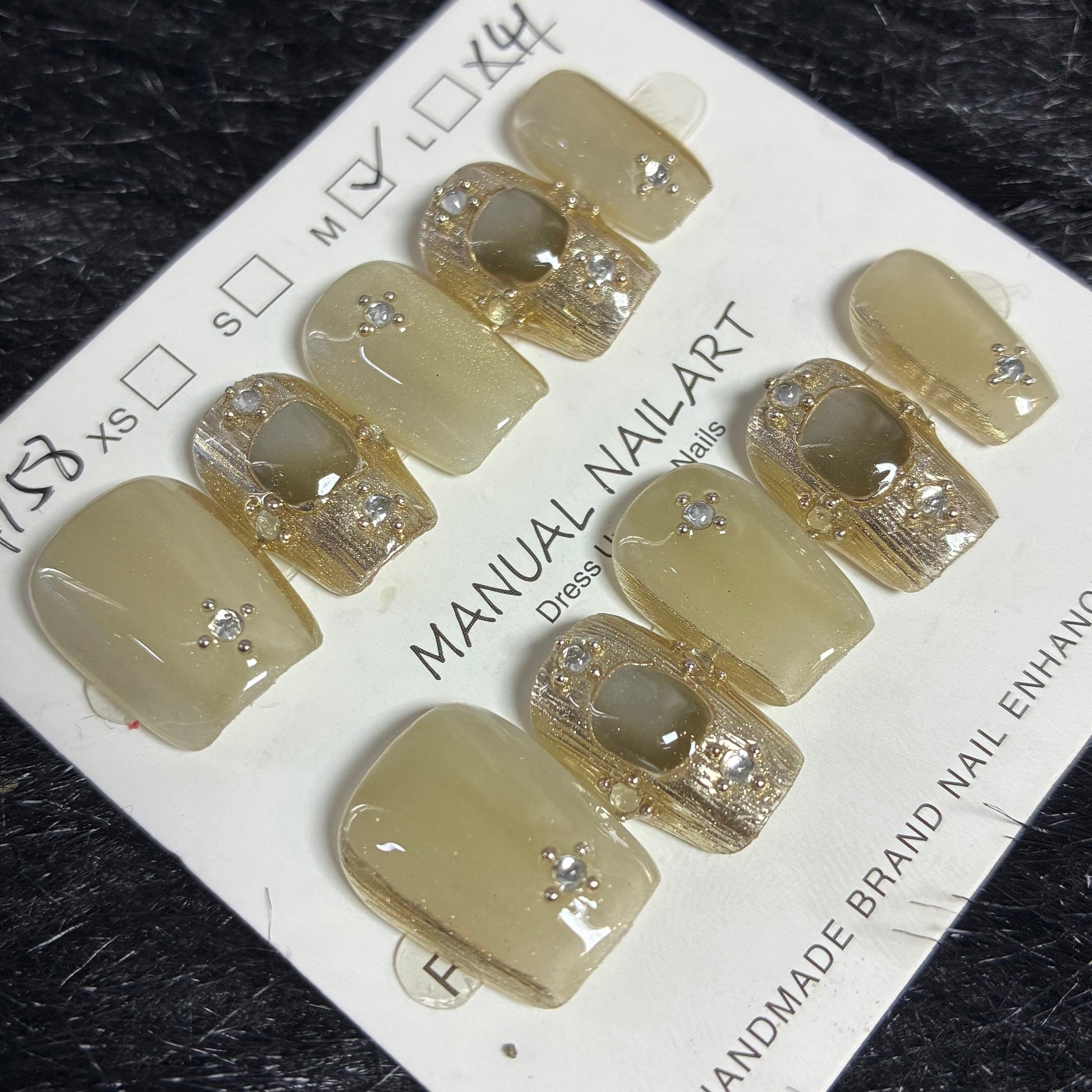 Press On Nails 10Pcs Code-S Easy Beauty Nepal