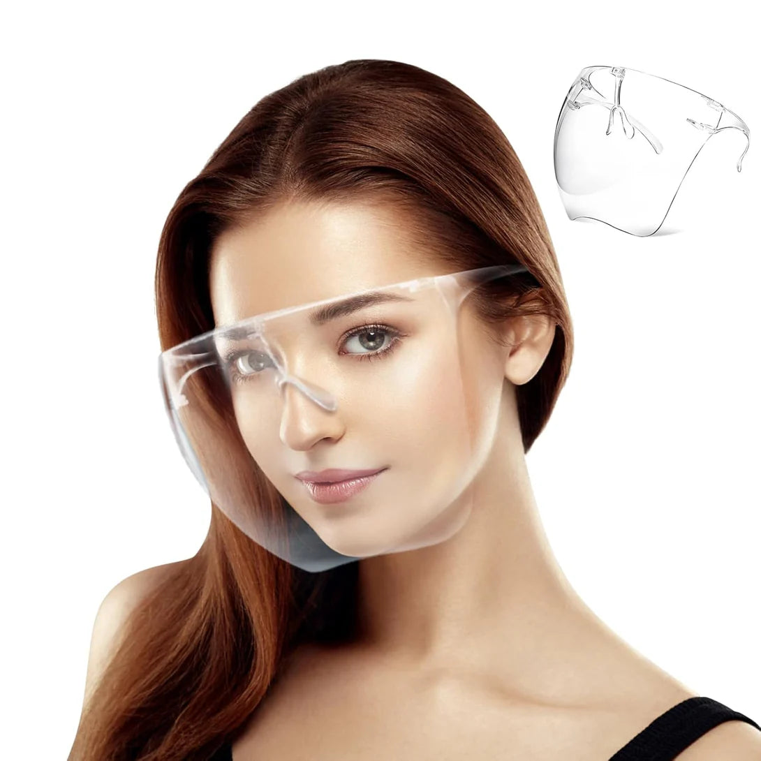 Lightweight Full Coverage Safety Mask Clear Face Shield Mask Queen Nepal