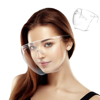 Lightweight Full Coverage Safety Mask Clear Face Shield Mask Queen Nepal