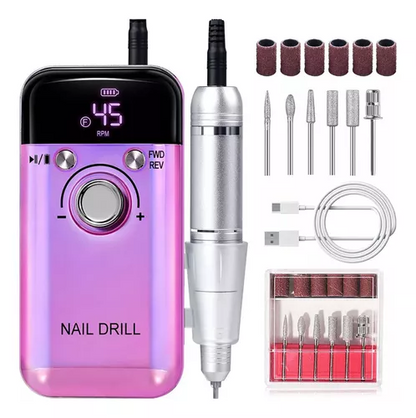Professional Edition Nail Drill Machine 45000 RPM Mask Queen Nepal
