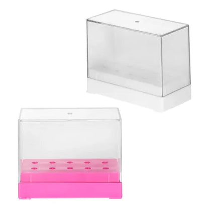 Nail Drill Bit Holder Storage Box 10 Slots Mask Queen Nepal