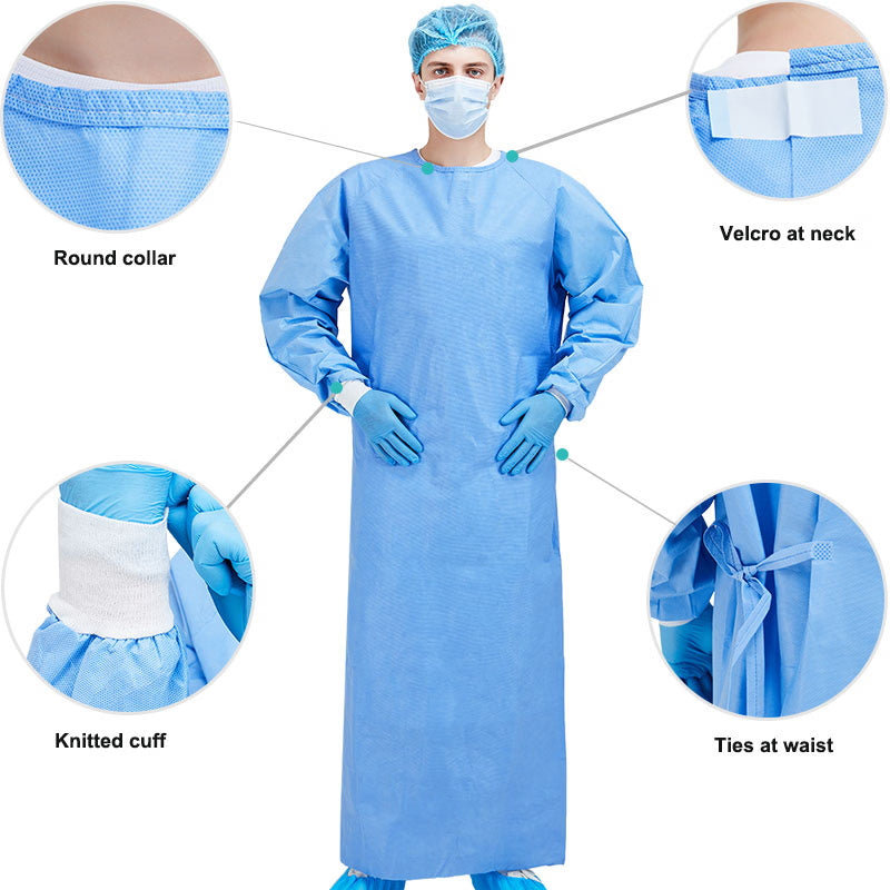 Medical Grade Disposable Isolation Gown Mask Queen Nepal