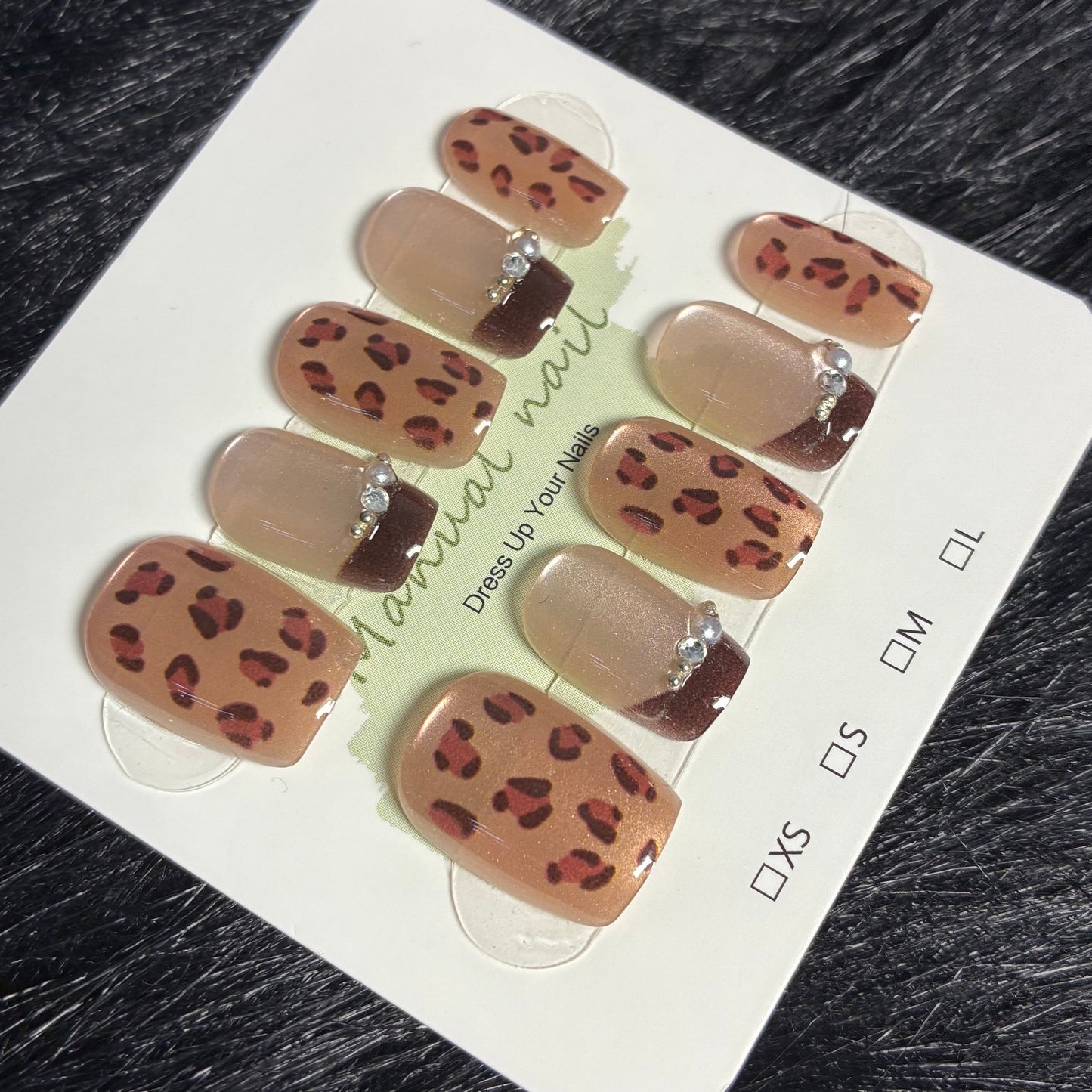 Press On Nails 10Pcs Code-EB Easy Beauty Nepal