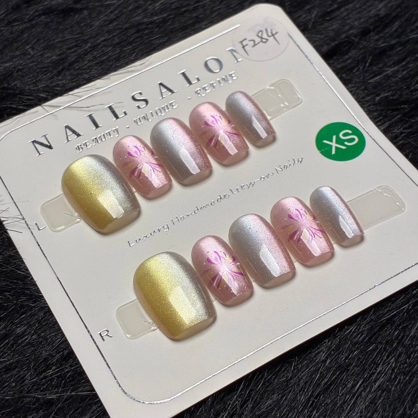 Press On Nails 10Pcs Code-F (100+) Easy Beauty Nepal