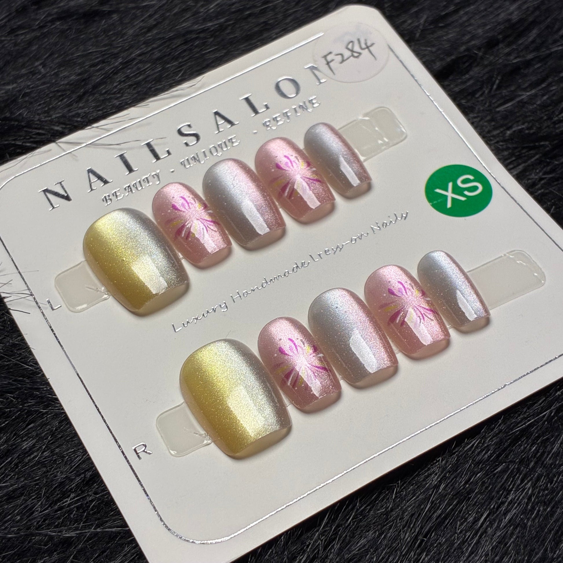 Press On Nails 10Pcs Code-F (100+) Easy Beauty Nepal