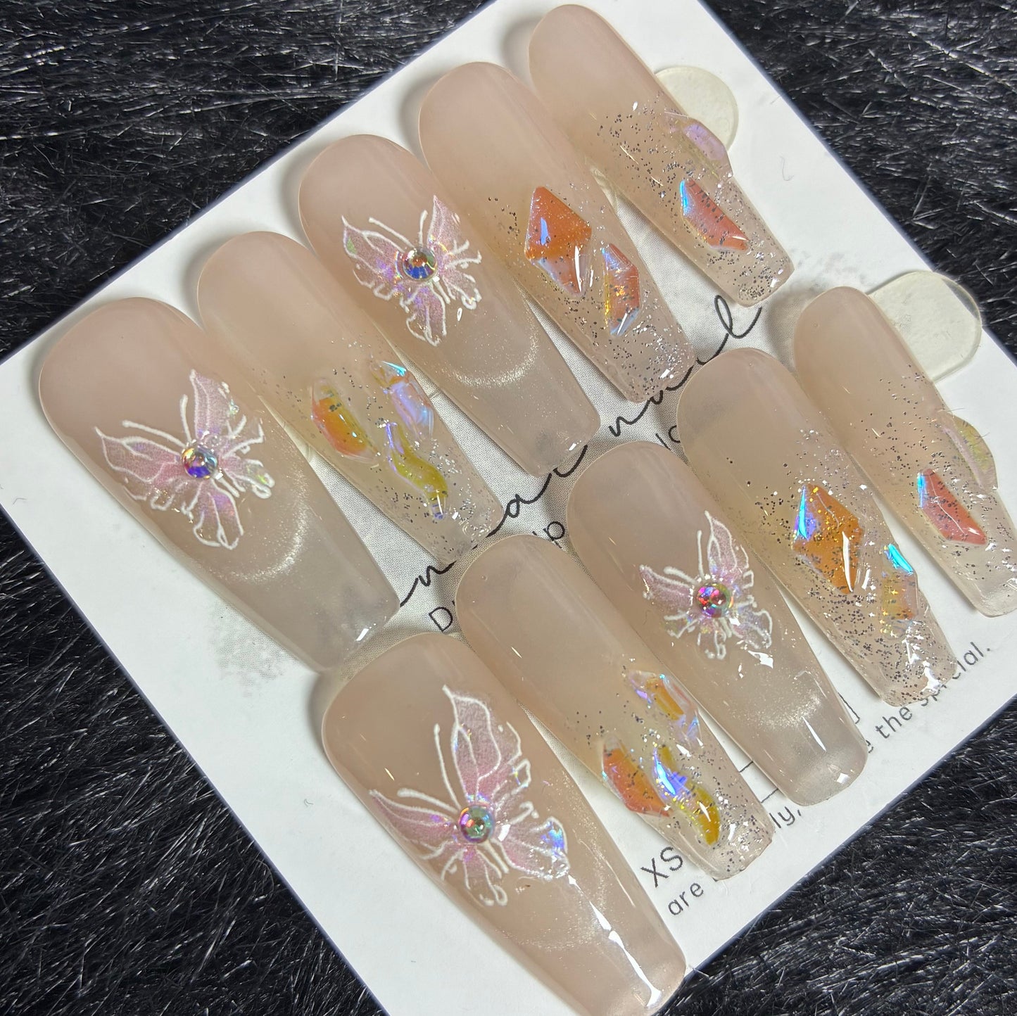 Press On Nails 10Pcs Code-L (030+) Easy Beauty Nepal