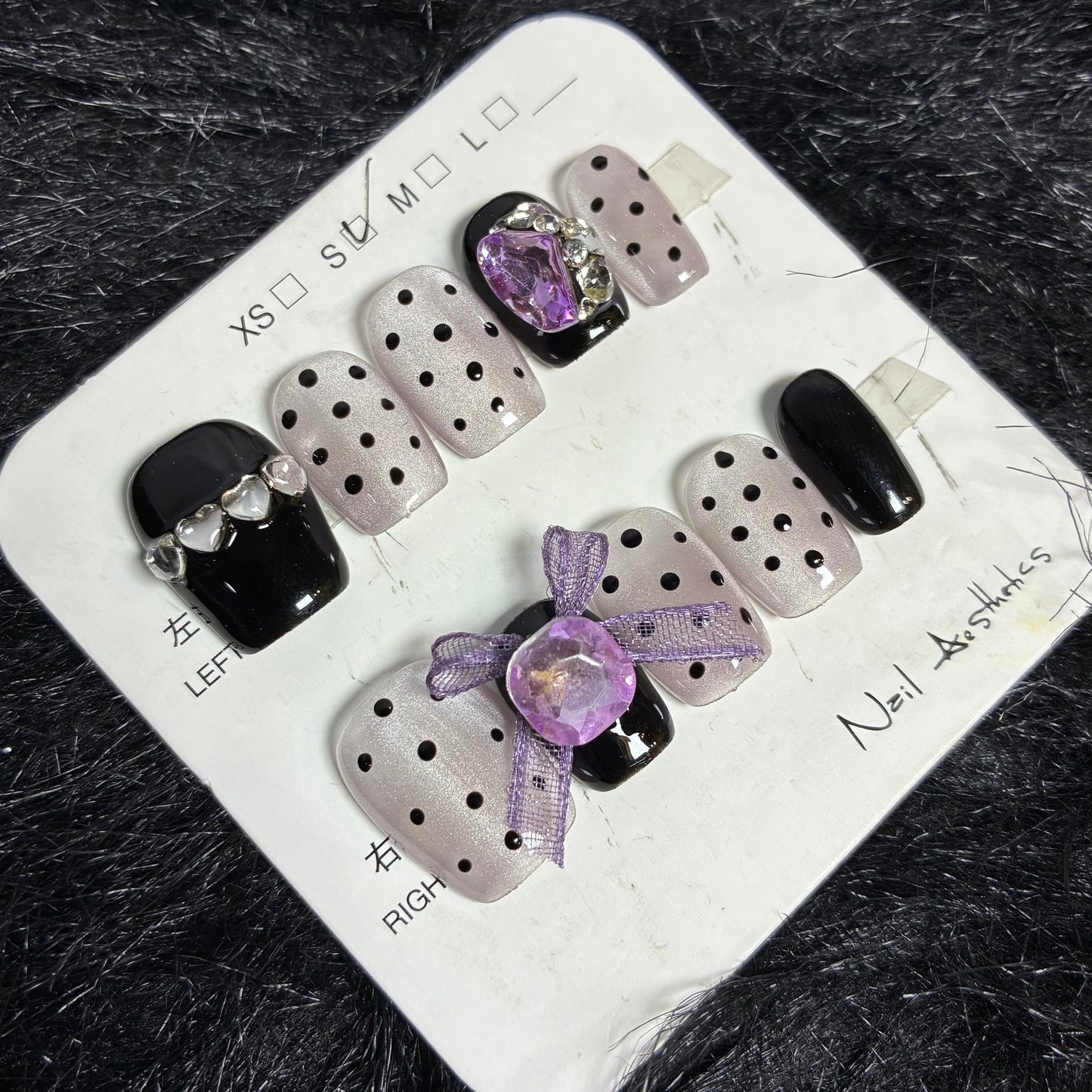 Press On Nails 10Pcs Code-BF (020+) Easy Beauty Nepal