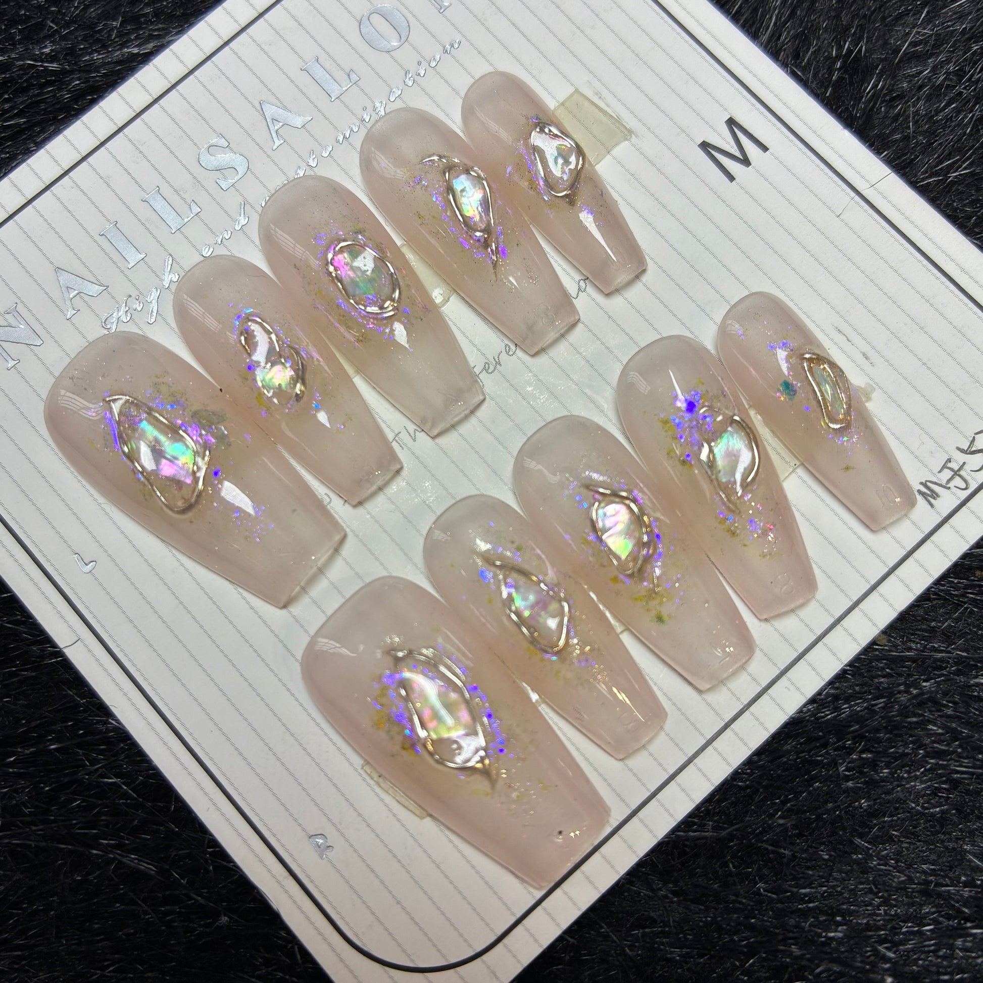 Press On Nails 10Pcs Code-Number (000+) Easy Beauty Nepal