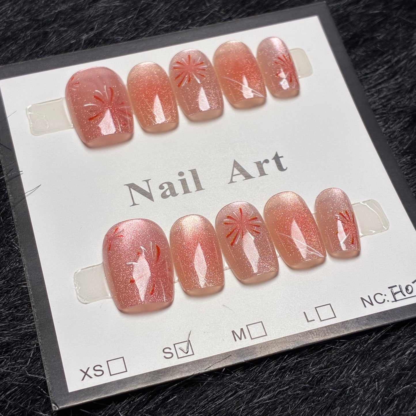 Press On Nails 10Pcs Code-F (100+) Easy Beauty Nepal