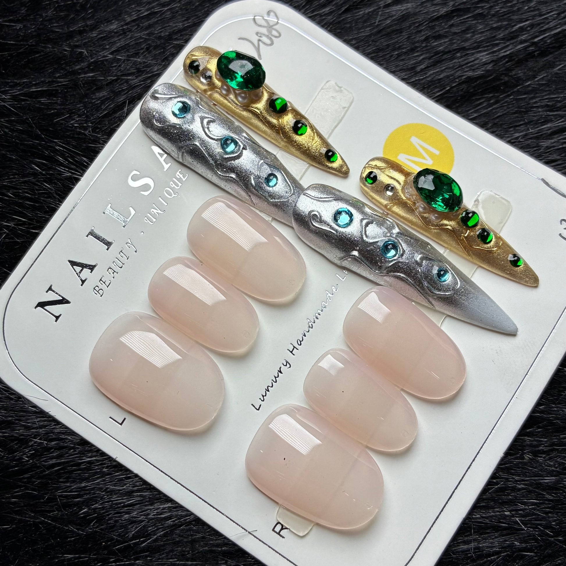 Press On Nails 10Pcs Code-Number (2000+) Easy Beauty Nepal