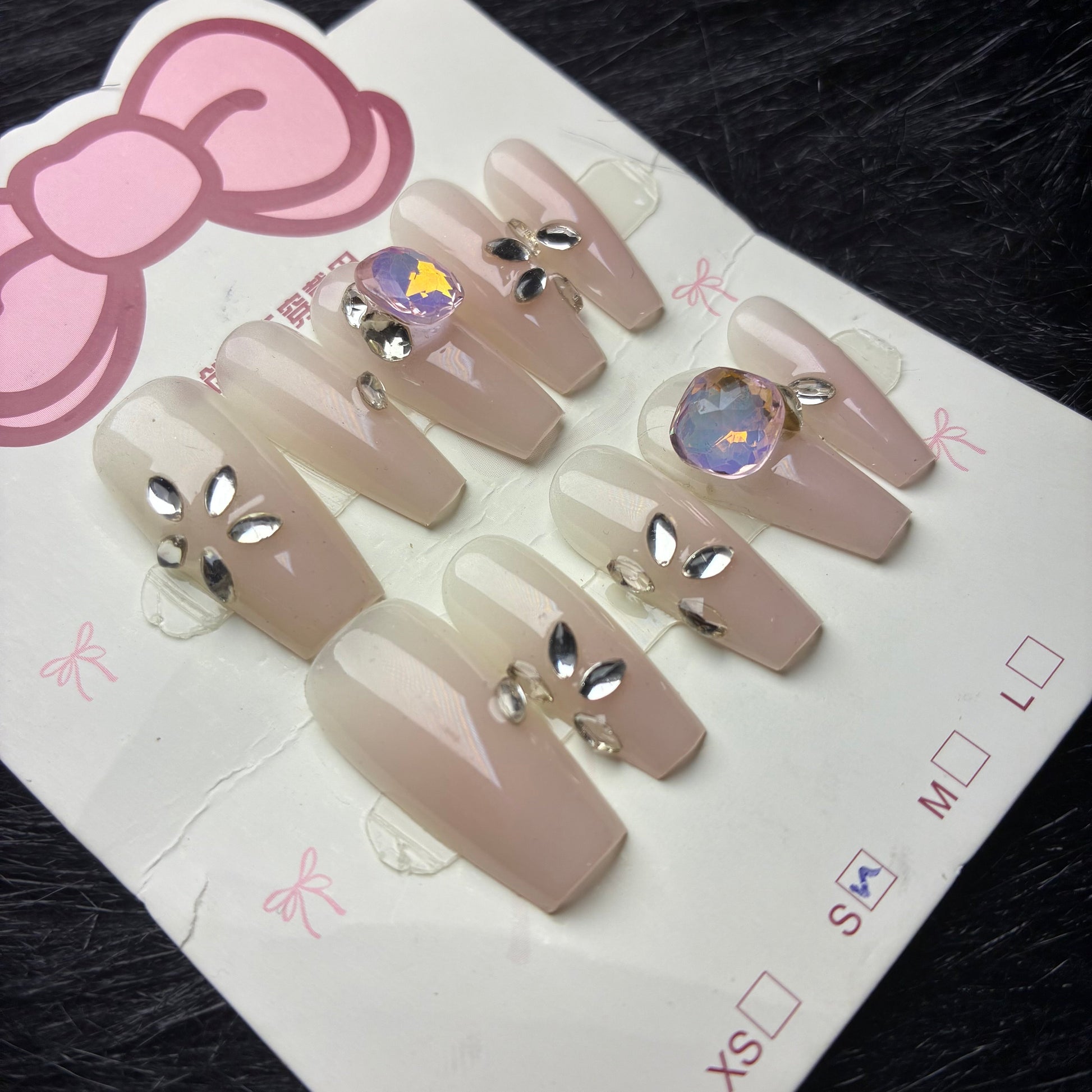 Press On Nails 10Pcs Code-MT Easy Beauty Nepal