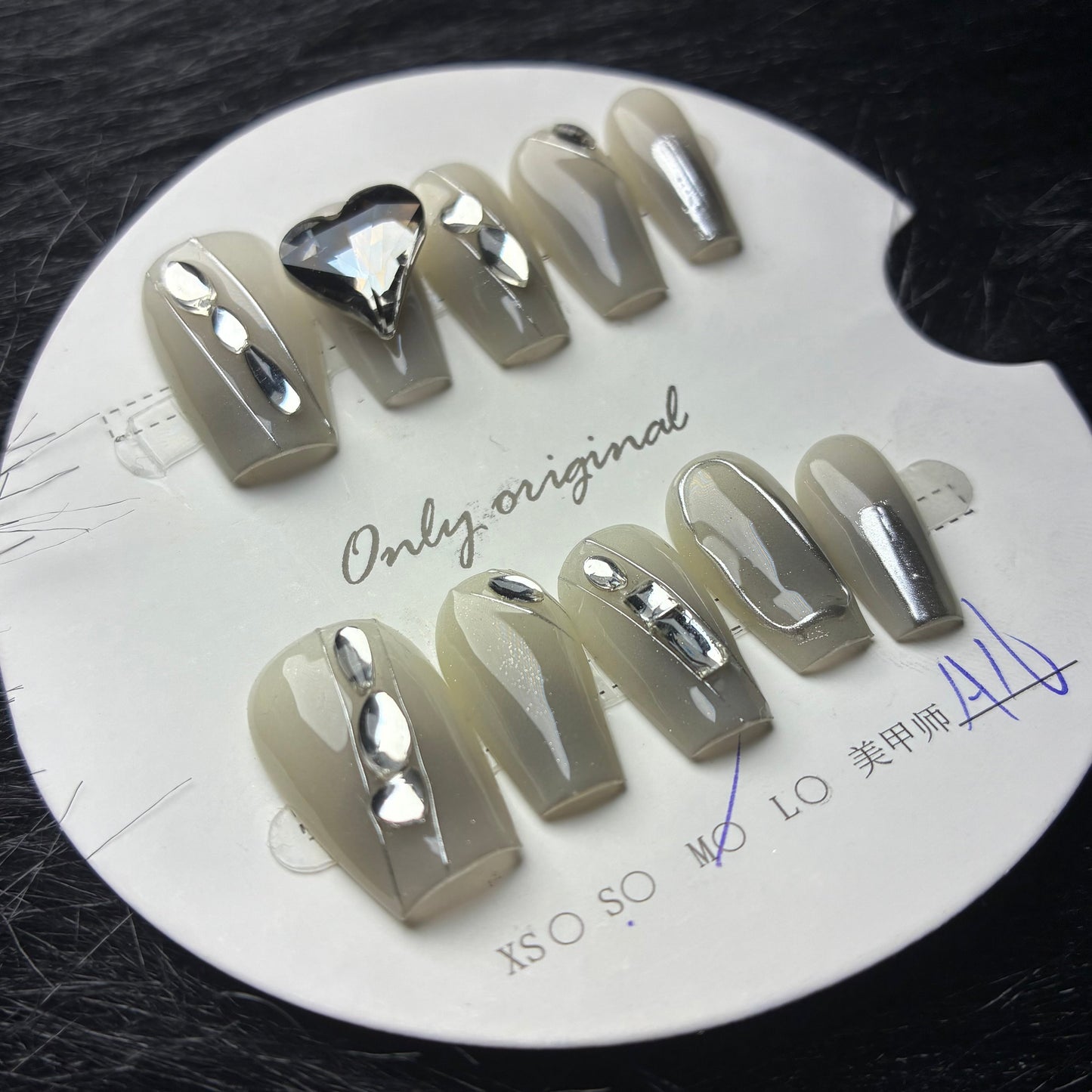 Press On Nails 10Pcs Code-MT Easy Beauty Nepal