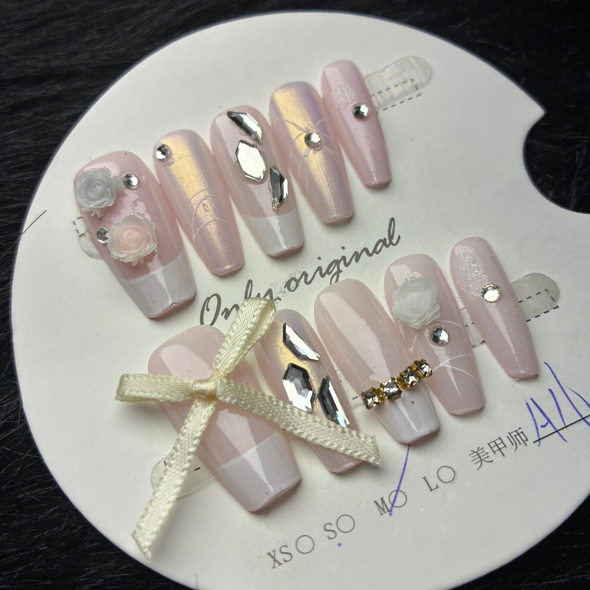 Press On Nails 10Pcs Code-MT Easy Beauty Nepal