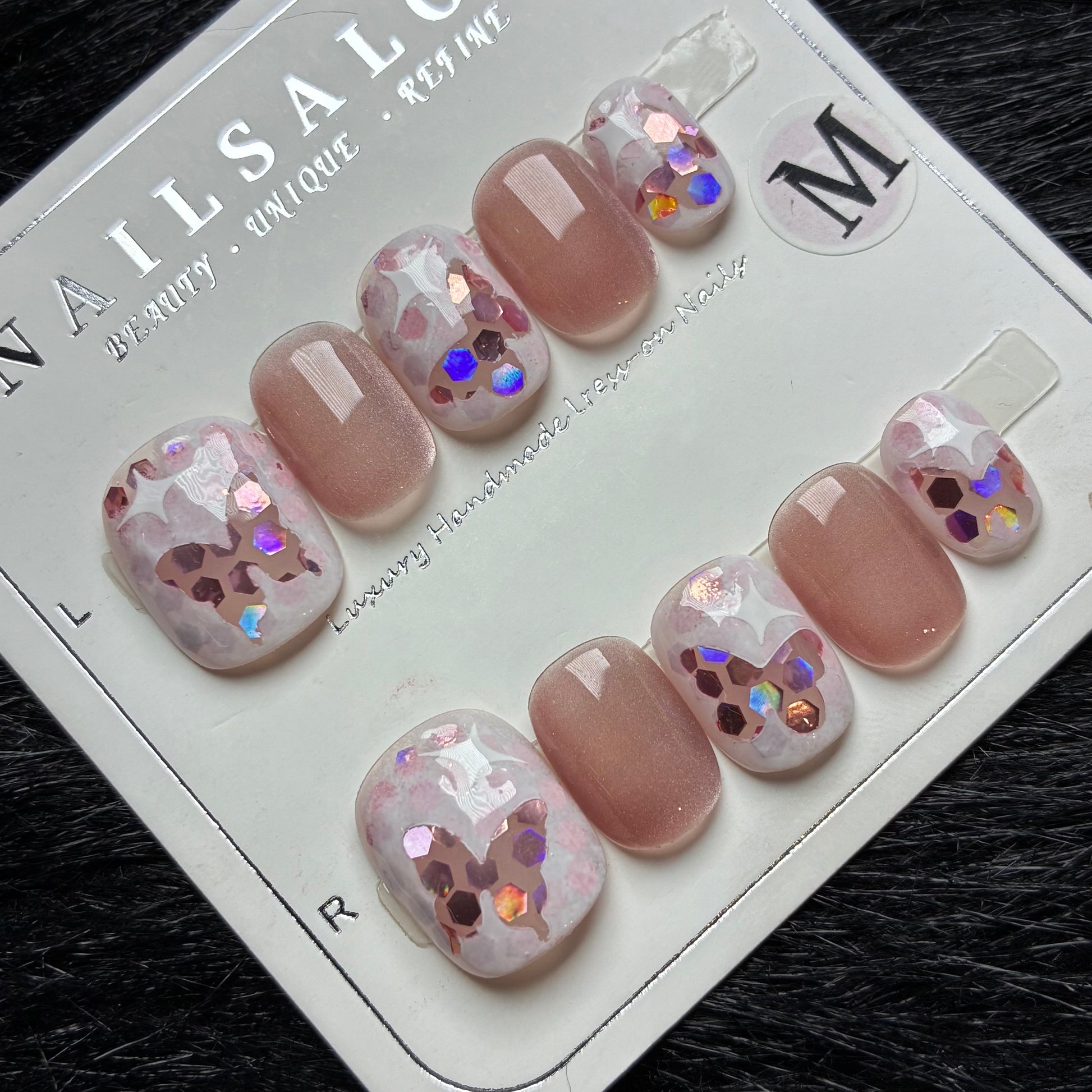 Press On Nails 10Pcs Code-Number (1000+) Easy Beauty Nepal