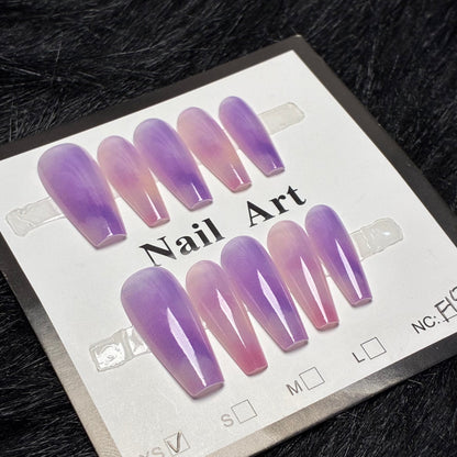 Press On Nails 10Pcs Code-F (100+) Easy Beauty Nepal