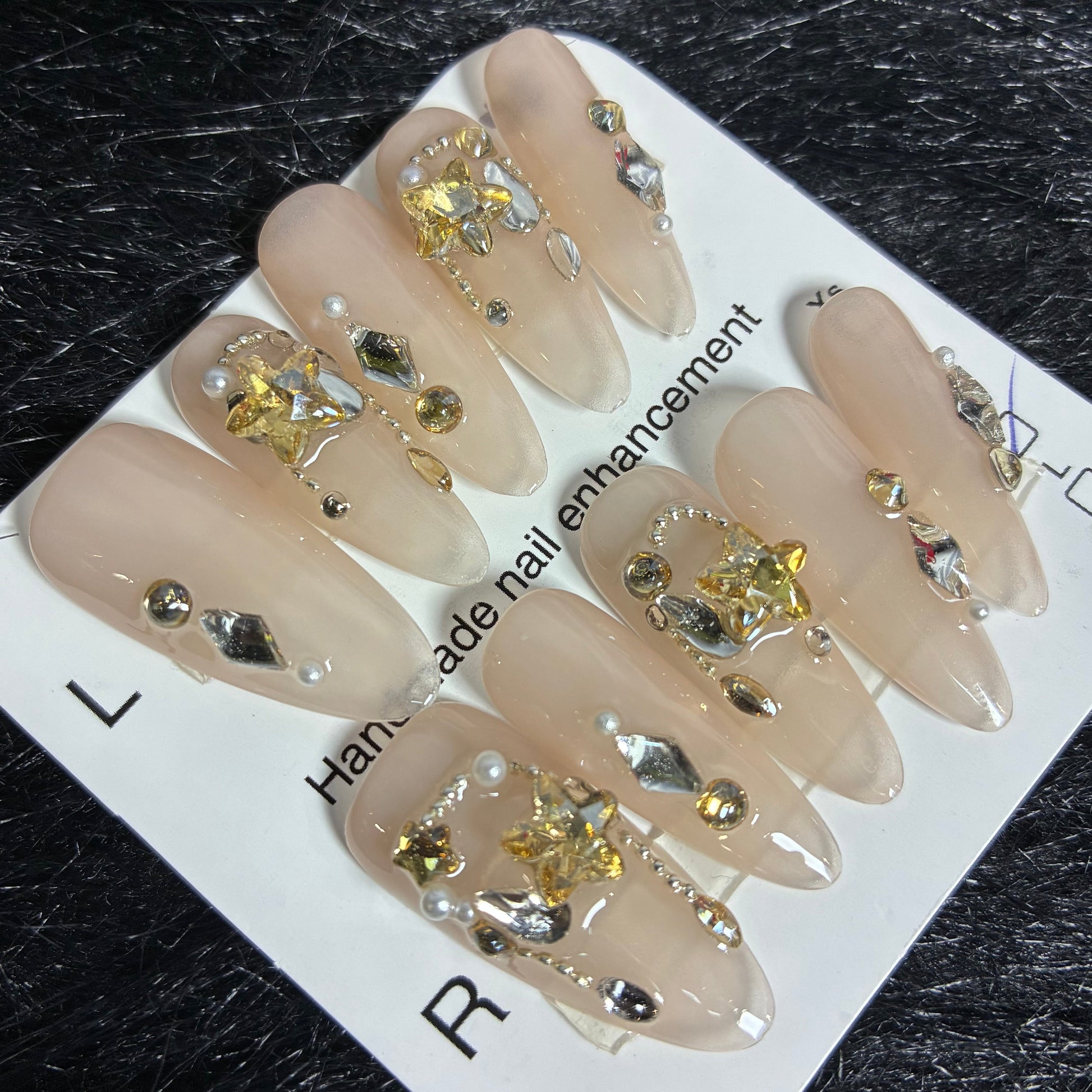 Press On Nails 10Pcs Code-L (000+) Easy Beauty Nepal