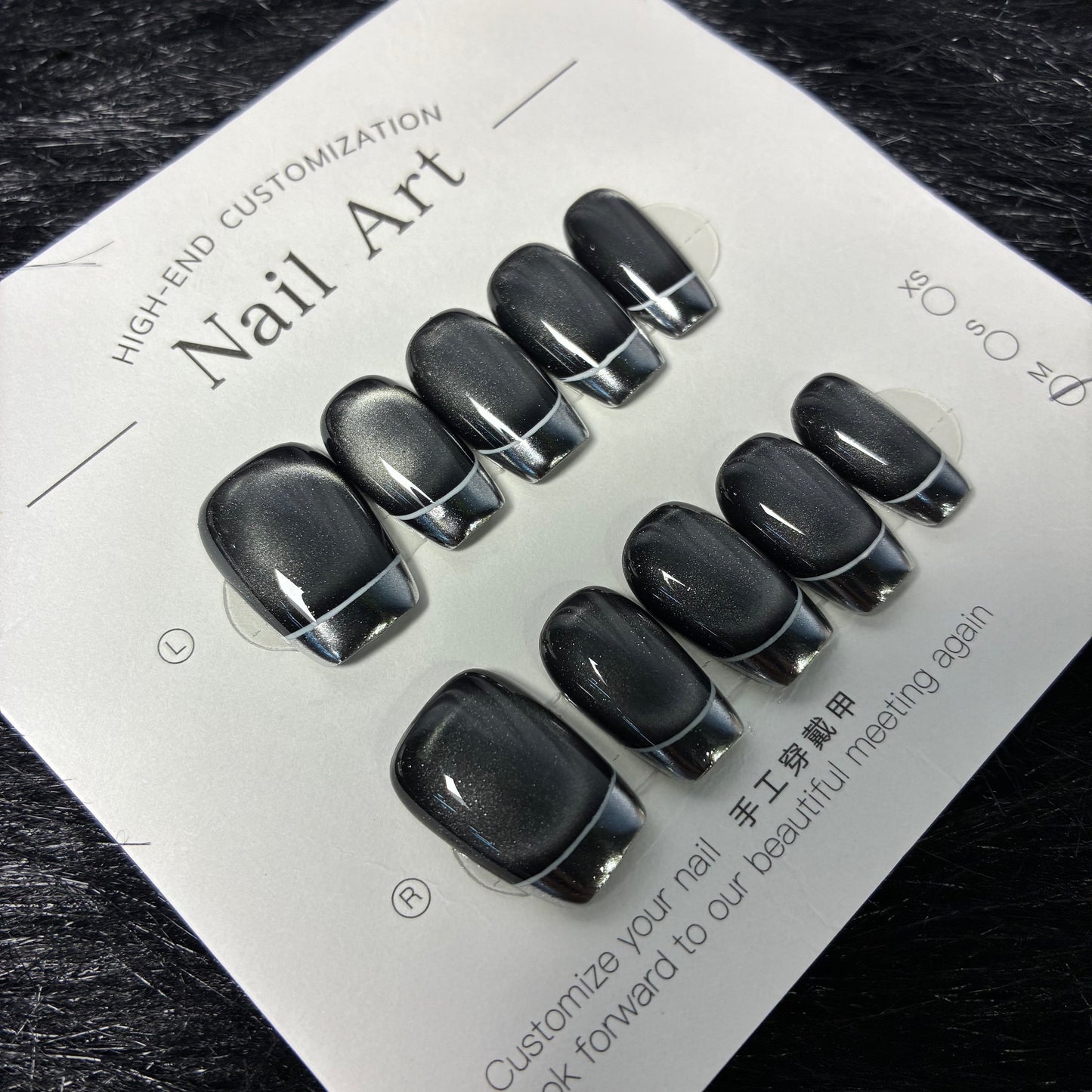 Press On Nails 10Pcs Code-SM Easy Beauty Nepal