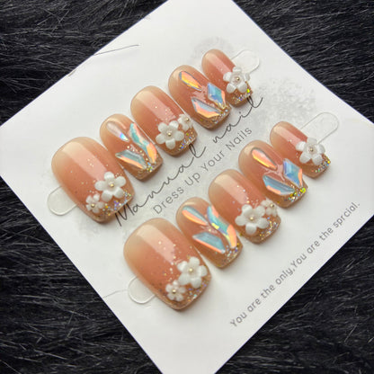 Press On Nails 10Pcs Code-Y Easy Beauty Nepal