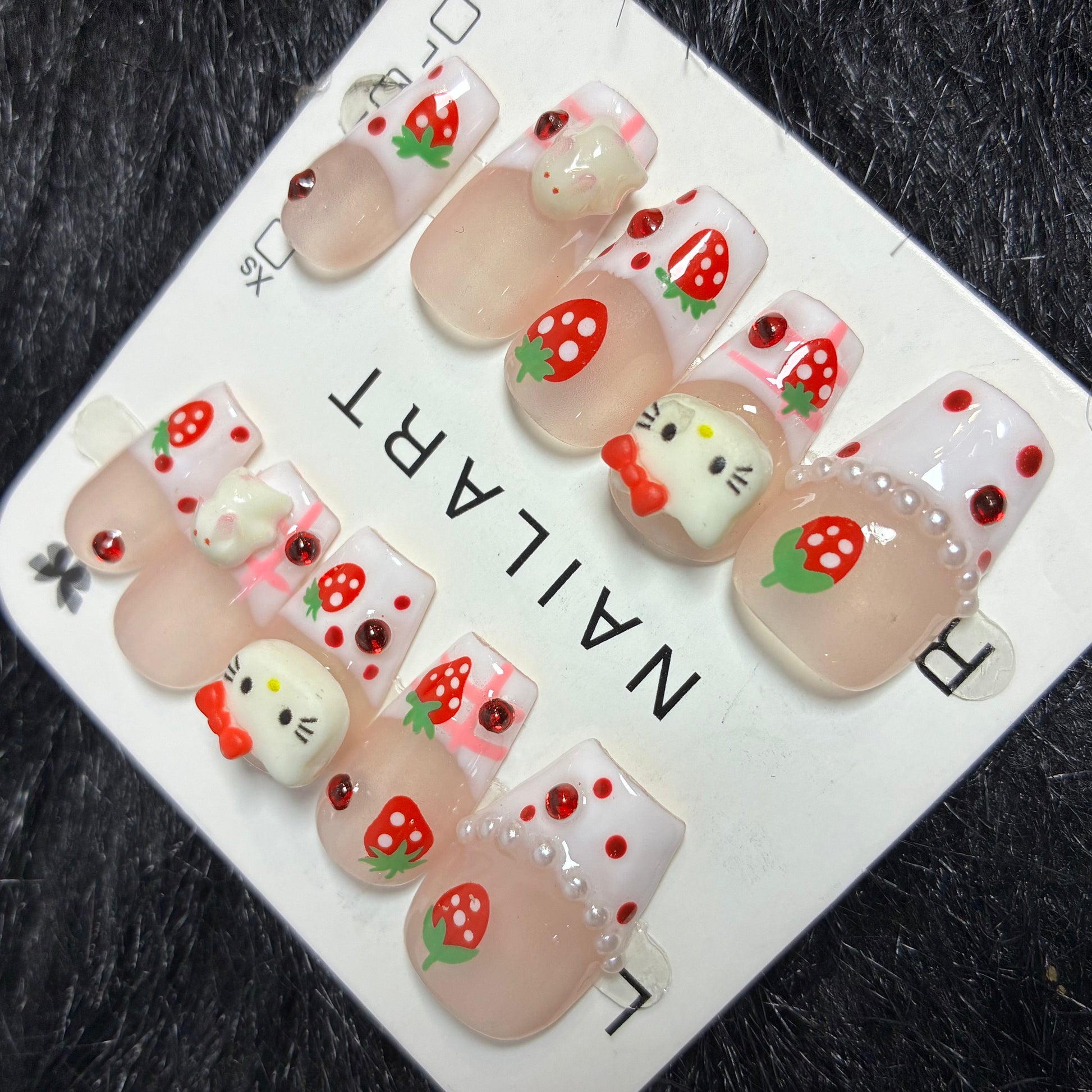Press On Nails 10Pcs Code-BF (001+) Easy Beauty Nepal