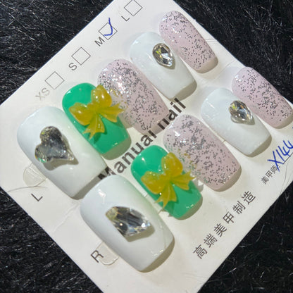 Press On Nails 10Pcs Code-C Easy Beauty Nepal