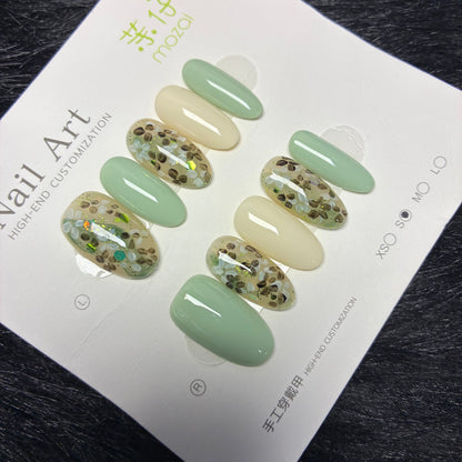 Press On Nails 10Pcs Code-SM Easy Beauty Nepal