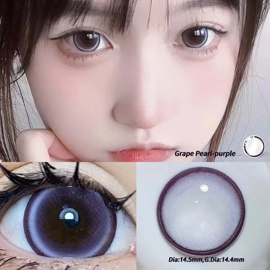 OVOLOOK GRAPE PEARL PURPLE H074-9 CONTACT LENS Mask Queen Nepal