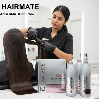 K3 Brazilian Keratin Set (1000ml*3) Mask Queen Nepal