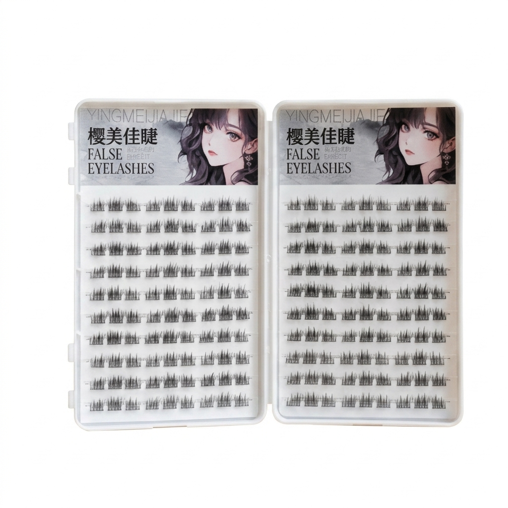 Pre Glued Mix Cluster Lash Book MJ-07 Mask Queen Nepal